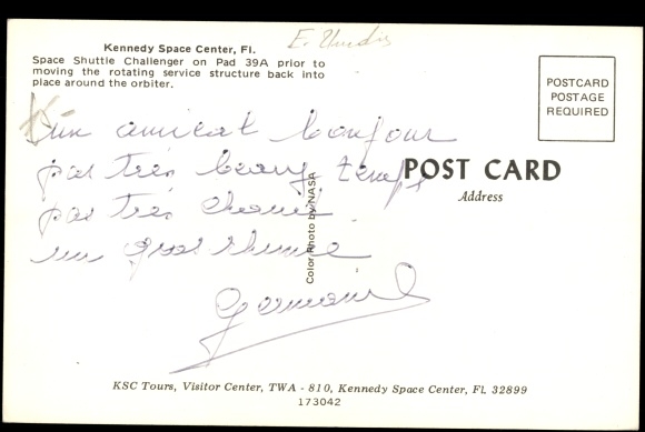 PC Florida, Kennedy Space Center, Space Shuttle Challenger op platform 39A