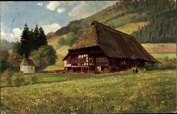 KP artysty Hoffmann, H., Schwarzwald dom z kaplicą