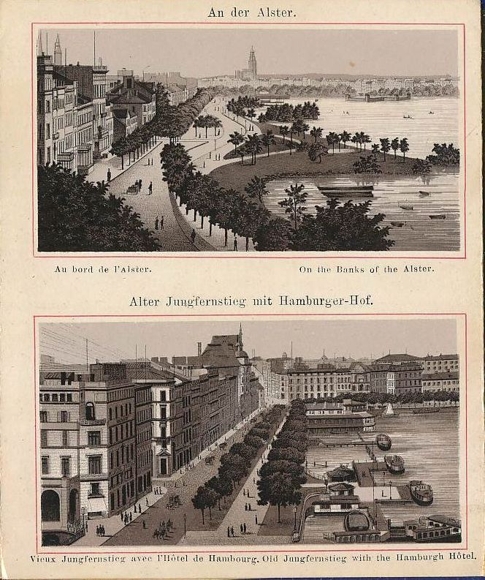 Postcard Dillingen in Saarland, Hüttenwerkstraße, trams, shops