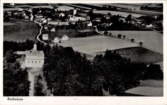 Ak Neuhausen Offenberg in Neder-Beieren, luchtfoto