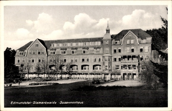 Postcard Edmundstal Siemerswalde Geesthacht in Schleswig Holstein, view of Susannenhaus