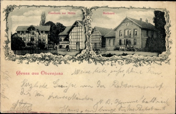 KP Obernjesa Rosdorf w Dolnej Saksonii, Gasthaus zur Mühle, mleczarnia