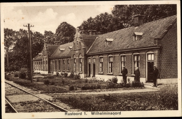 PC Wilhelminaoord Westerveld Drenthe Netherlands, train station, Rustoord 1