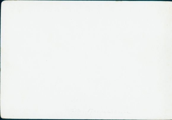Cabinet photo of Carinthia, view of the Pfandlscharte, hikers in the mountains