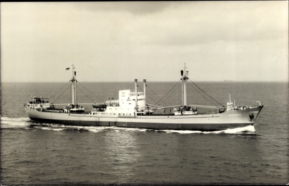 foto Ak vrachtschip Leapaul, Hamburg Chicago Line