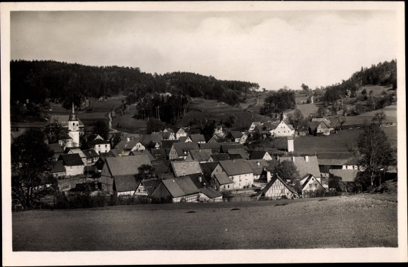 Ansichtkaart Obertrubach Frankisch Zwitserland, algemeen beeld