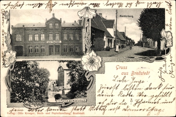 PC Bredstedt in North Frisia, Norderberg, hotel, party at the Mühlenbach