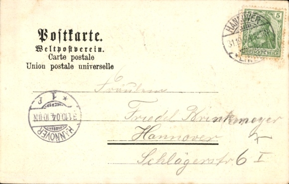 Pine cone litho Linden Hannover in Lower Saxony, Zum schwarzen Bären