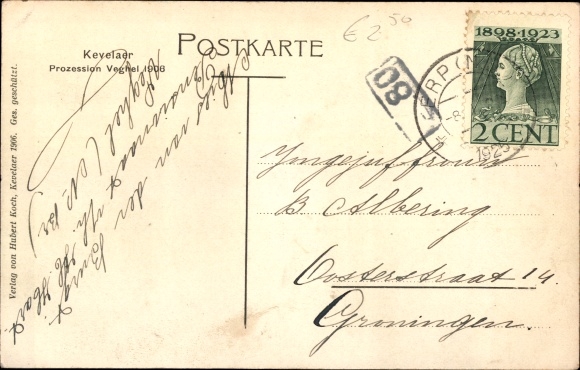 Postcard Kevelaer on the Lower Rhine, Procession Veghel 1906