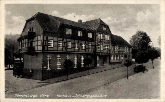 Ak Güntersberge Harzgerode am Harz, Kurhaus, Erholungsgaststätte