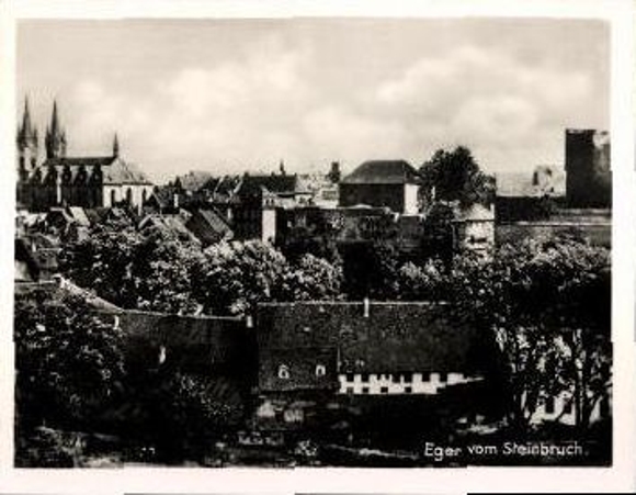 Set of 12 photos in cover, Eger in the Sudetenland