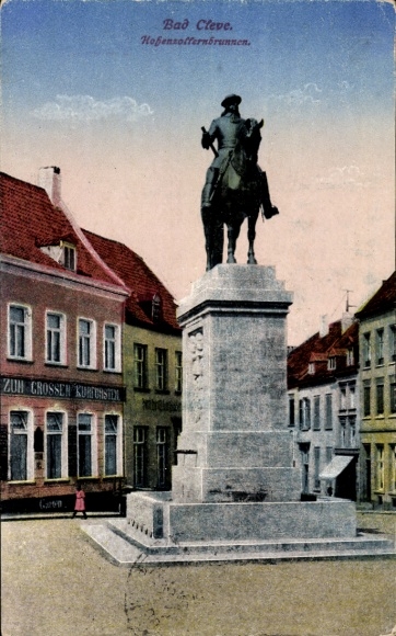 Ak Bad Cleve Kleve am Niederrhein, Hohenzollernbrunnen