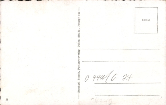 Postcard Bitterfeld in Saxony-Anhalt, Hotel Döring