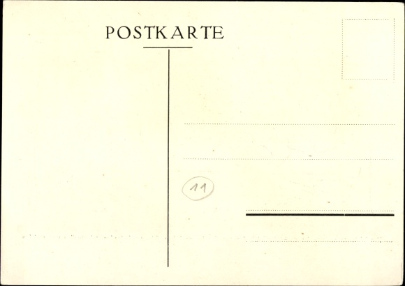 Postcard Carl Huter, future state, hierarchy of spirits, basics of knowledge of human nature, physiognomy