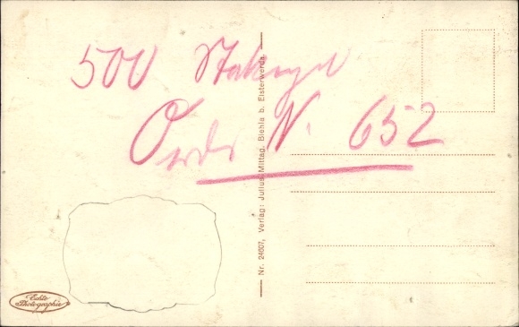 Postcard Biehla Elsterwerda in Brandenburg, Winterberg, accommodation house