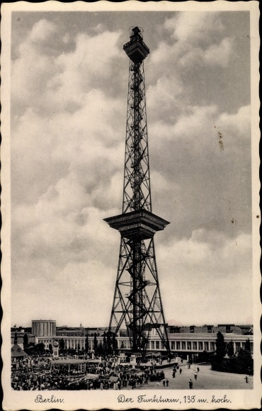 PC Berlin Charlottenburg Westend, the radio tower