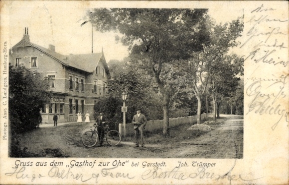 Postcard Garstedt Lüneburger Heide Lower Saxony, Gasthof zur Ohe