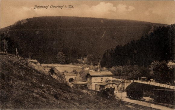 Ak Oberhof im Thüringer Wald, Bahnhof