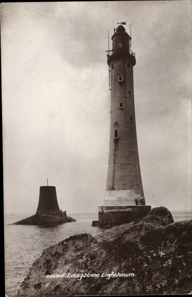 Postcard Eddystone South-West England, Lighthouse