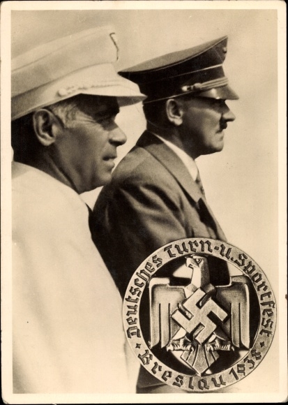 KP Wrocław Wrocław Wrocław, Niemiecki Festiwal Gimnastyki i Sportu 1938, przywódca Adolf Hitler