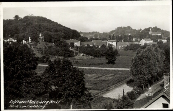 Photo Postcard Falkenberg in der Mark, general view, Karlsburg