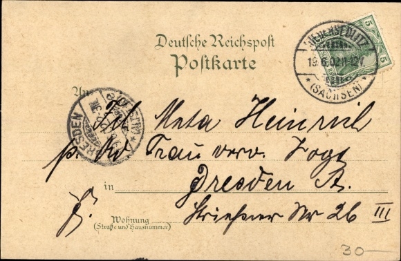 litho Dresden Prohlis, Gasthof Prohlis, school, monument, lokale afdeling