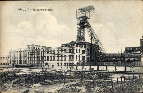 Ak Alsdorf Nordrhein Westfalen, Eduard Schacht, Gesamtansicht der Anlagen