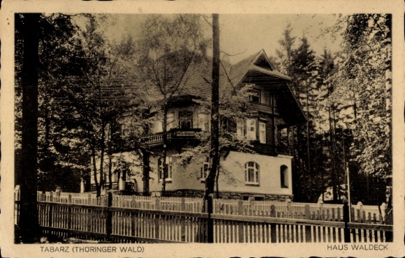 Ak Tabarz im Thüringer Wald, Haus Waldeck