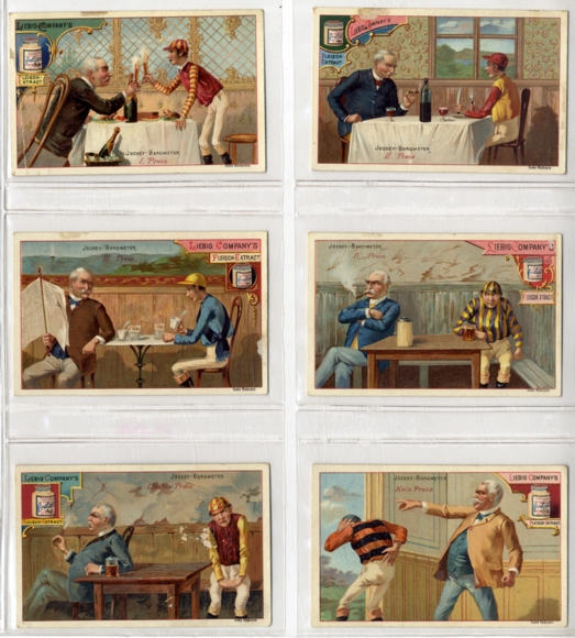 Liebig Pictures Series A 103 S 226 Jockey-Barometer 1887