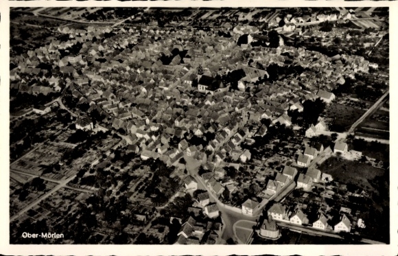 Postcard Ober Mörlen in the Taunus Hesse, aerial photograph