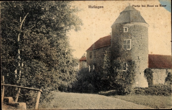 Postcard Ratingen North Rhine Westphalia, House to House