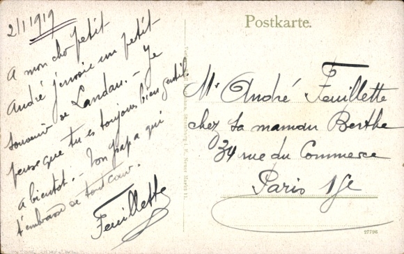 Postcard Landau in der Pfalz, Church
