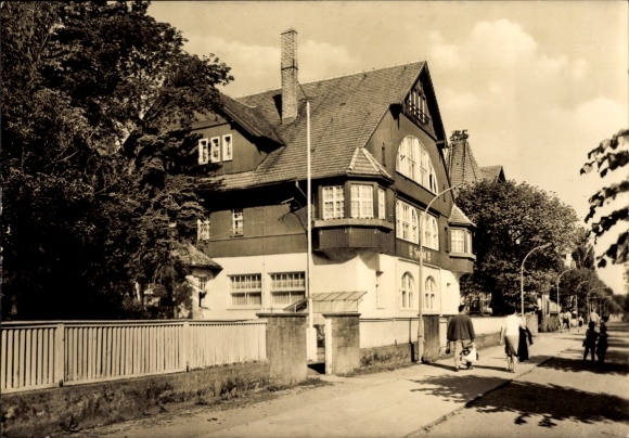 Postcard Ostseebad Bansin Heringsdorf on Usedom, FDGB recreation home Seehof