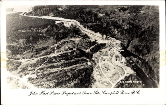 Ak Campbell River British Columbia, John Hart Power Project and Town Site