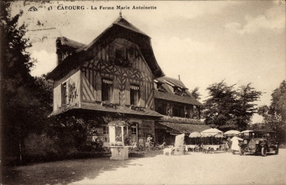 Ak Cabourg Calvados, Ferme Marie Antoinette