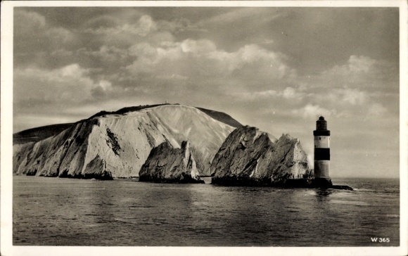 Postcard Isle of Wight, Isle of Wight, The Needles, The Needles, Lighthouse