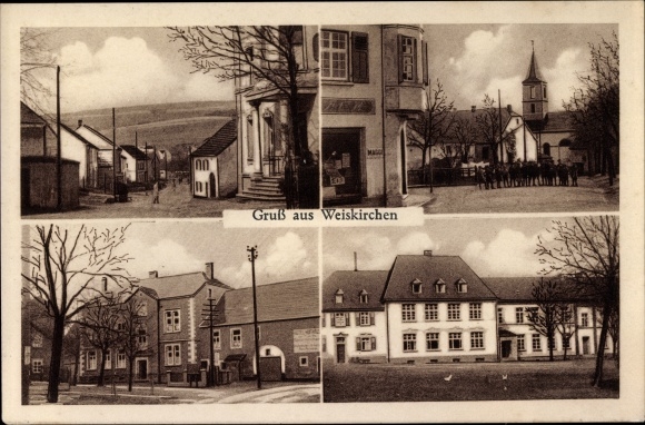 KP Weiskirchen im Saarland, Hotel Hofhaus, widok z zewnątrz, fragment miasta
