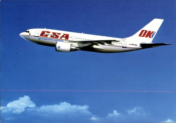 Ak Airbus A 310-300, CSA, Passagierflugzeug