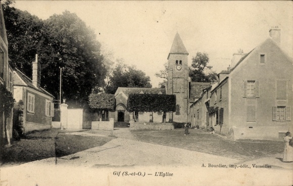 Ak Gif Essonne, L´Église