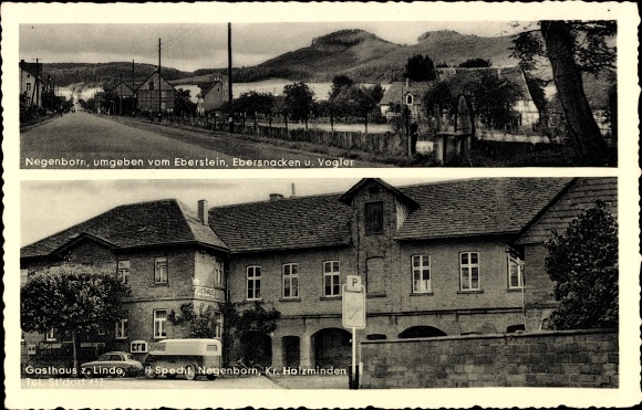 KP Negenborn Kr.Holzminden, Eberstein, Ebersnacken i Vogler, Gasthaus z.Linde