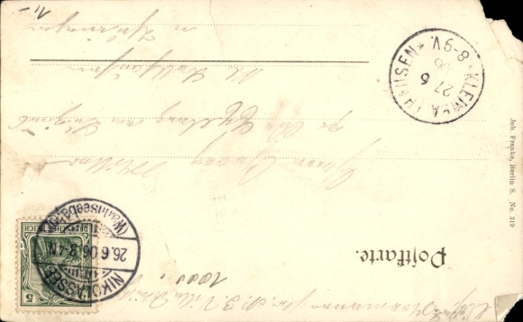 Postcard Berlin Zehlendorf Nikolassee, Villa Rosenburg