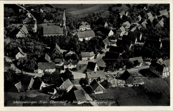 Ak Waldmössingen Schramberg im Schwarzwald, Fliegeraufnahme