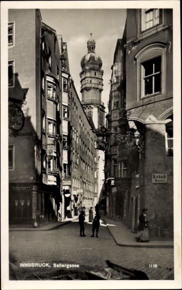 Ak Innsbruck Tirol, Seilergasse