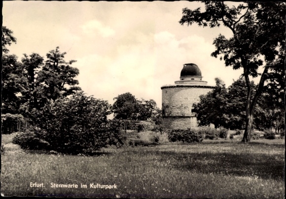 Postcard Erfurt in Thuringia, observatory in the cultural park