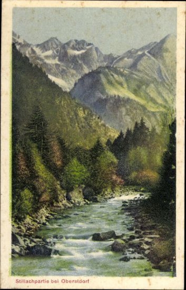 10 old PCs Oberstdorf and surroundings, various views