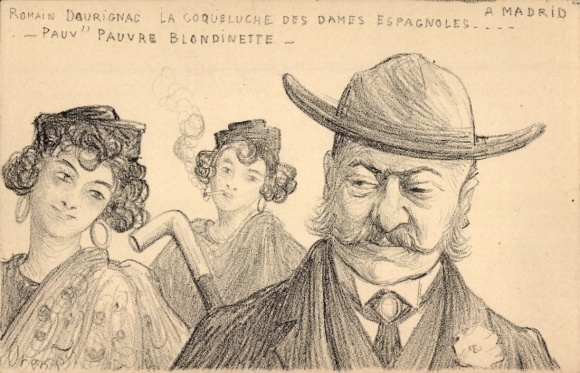 Artists Postcard orens, Emile Daurignac, Affair Humbert Crawfort, inheritance fraud, Therese Humbert