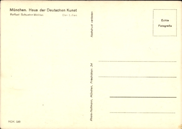 Artist Postcard Schuster Woldan, Raffael, Life, HDK 320, Female Nude