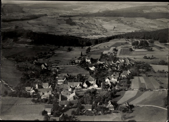 Photo Lützelbach in the Odenwald Hesse, aerial photograph