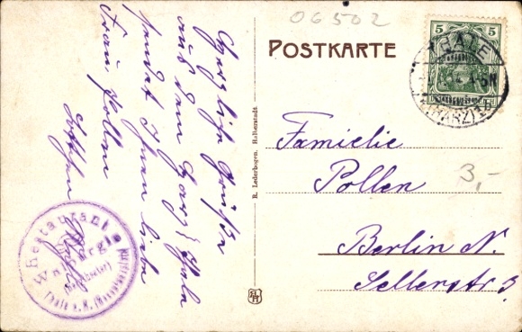 Postcard Thale in the Harz, entrance to the Bodetal, Harz cheese