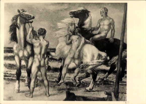 Artist PC Pieper, Jos., Reiter am Meer, HDK 475